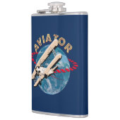 アビエーター旅行ザワールド フラスク (左)