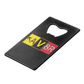 アビエーター – AV8R - クレジットカード栓抜き (正面アングル)