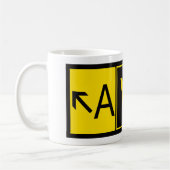 アビエーター – AV8R - コーヒーマグカップ (左)