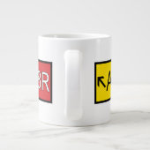 アビエーター – AV8R - ジャンボコーヒーマグカップ (裏面)