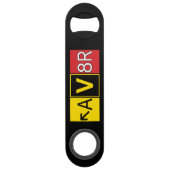 アビエーター – AV8R - スピード栓抜き (裏面)