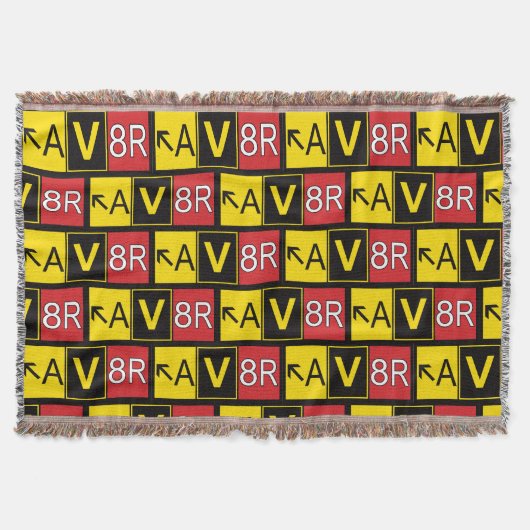 アビエーター – AV8R - スローブランケット (正面)