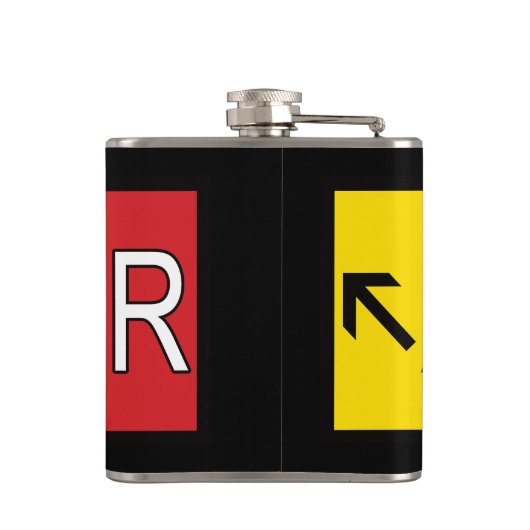 アビエーター – AV8R - フラスク (裏面)