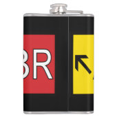 アビエーター – AV8R - フラスク (裏面)