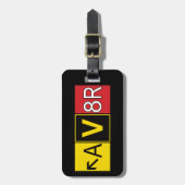 アビエーター – AV8R - ラゲッジタグ (正面縦)