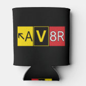 アビエーター – AV8R - 缶クーラー (裏面)