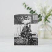 アビエーターHenri Farmanと妻、1900年代初頭 ポストカード (スタンド正面)