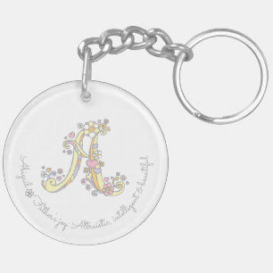 アビゲイルの名前をカスタムするの意味keychainに署名して下さい キーホルダー