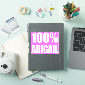 アビゲイルの名前(100%) シール (iPadカバー)