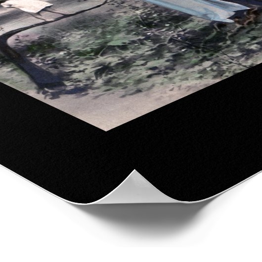 アビゲイルアルファベットレター名アート ポスター (角)