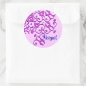アビゲイルデザイナー名IIステッカー ラウンドシール (バッグ)