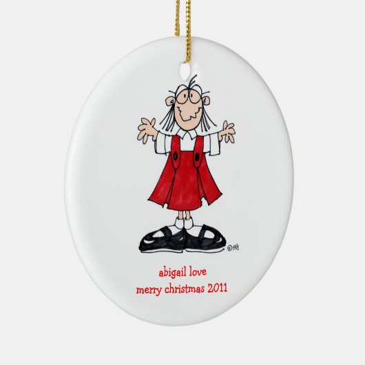アビゲイル愛クリスマス2011のオーナメント セラミックオーナメント (右)