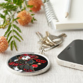 "アビゲイル"のゴシック様式Cherrybomb悪魔の妖精Keychain キーホルダー (側面)