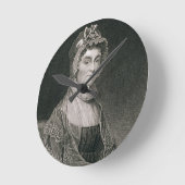 アビゲイル・アダムス、G.F.ストーム刻印(fl.c.1834) ラウンド壁時計 (傾斜)