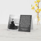 アビゲイル·スコット·ドゥニウェイ·オレゴン参政権指導者 カード (黄色い花)