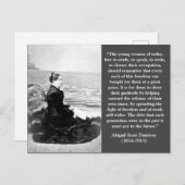 アビゲイル・スコット・ドニウェイ・オレゴン州参政権の指導者 ポストカード (正面/裏面)