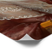 アビゲイル・スミス・アダムス・バイ・ギルバート・スチュアート ポスター (角)