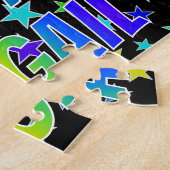 「アビゲイル」名、おもしろい「ハッピーバースデー」 ジグソーパズル (側面)