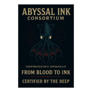 アビサルインクコンソーシアム – From Blood to Ink ポスター