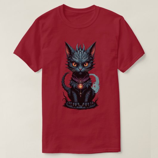 アビサルキャットティー Tシャツ (デザイン正面)