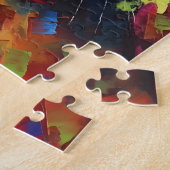 アビシカラフルニアン猫 ジグソーパズル (側面)