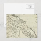 アビシニアの地図 ポストカード (正面/裏面)