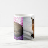 アビシニアの赤味がかった女性猫のマグ モーフィングマグカップ (中央)