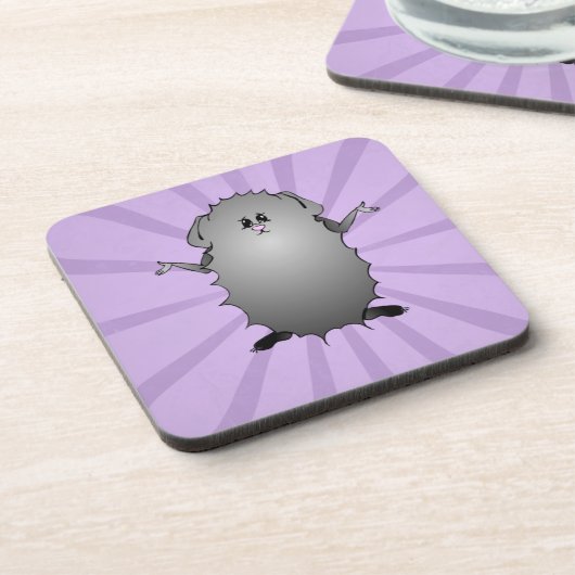 アビシニアギニアピグ漫画 コースター (左側)