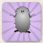 アビシニアギニアピグ漫画 コースター (正面)