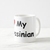 アビシニアンが大好き コーヒーマグカップ (正面右)