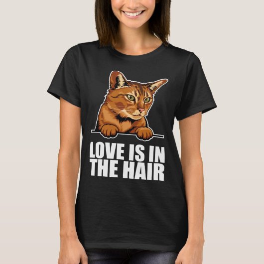 アビシニアン母アビシニアン子猫アビシニアン2 Tシャツ (正面)
