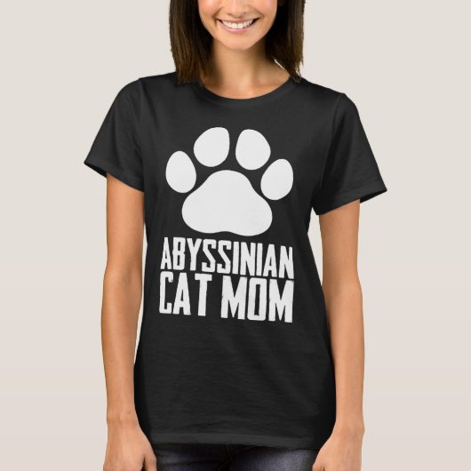 アビシニアン母アビシニアン子猫アビシニアン3 Tシャツ (正面)