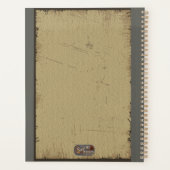 アビシニアン猫コーヒーカプルッチーノヴィンテージポスター プランナー手帳 (裏面)