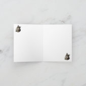 アビシニアン猫サンキューカード サンキューカード (内部)