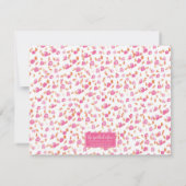 アビシニアン猫パーソナライズされた文房具 ノートカード (裏面)