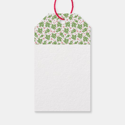 アビシニアン猫ホーホーホーホーサンタハットマイクリスマス ギフトタグ (裏面)