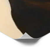 アビシニアン猫ポートレート ポスター (角)