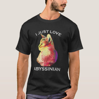 アビシニアン猫猫ちゃん Tシャツ
