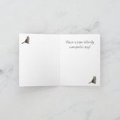 アビシニアン猫誕生日カード サンキューカード (内部)