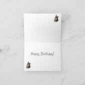 アビシニアン猫誕生日カード シーズンカード (内部)