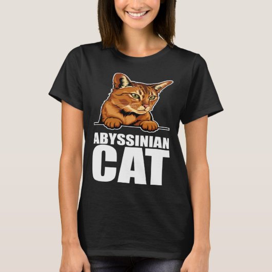 アビシニアン アビシニアン 猫 アビシニアンの母 7 Tシャツ (正面)