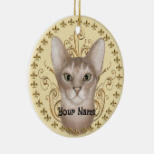 アビシニアン（紋章の）フラ・ダ・リオーナメント セラミックオーナメント (右)