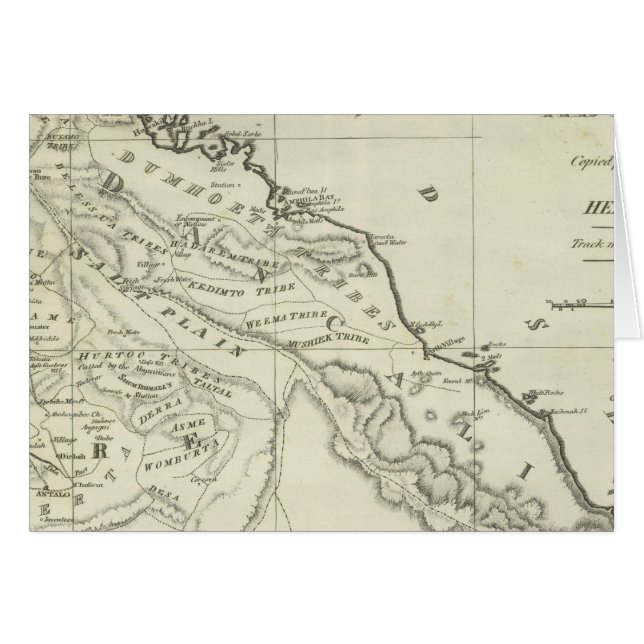 アビシニア地図 (正面横)