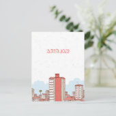 アビジャンアイボリーコースト葉書 ポストカード (スタンド正面)