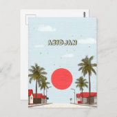 アビジャンアイボリー海岸 ポストカード (正面/裏面)