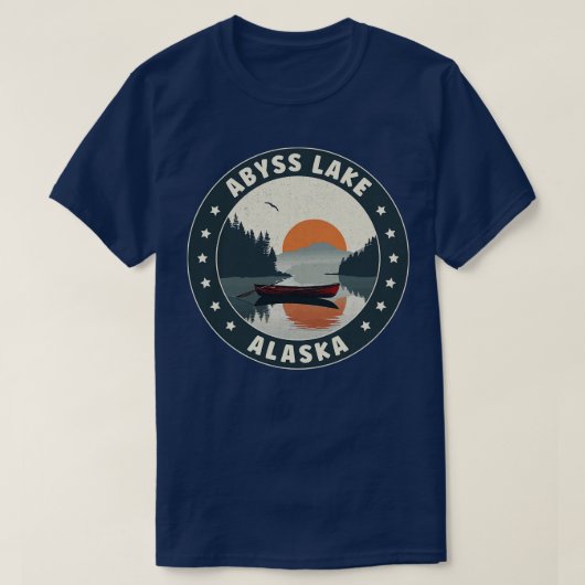 アビスレイクアラスカサンセットTシャツ Tシャツ (デザイン正面)