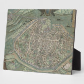 アビニョンの地図, 'Civitates Orbis Terrarum'より フォトプラーク (側面)