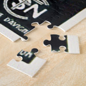 アビニョン、フランスのヴィンテージ旅行ポスター ジグソーパズル (側面)