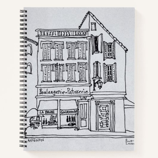 アビニョン・ブーランジェリー・パティセリエ ノートブック (正面)