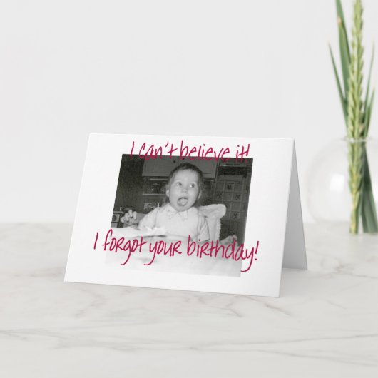 アビュメーションベビーハッピーベレート誕生日 カード (正面)